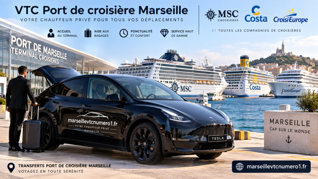 VTC Port de croisière Marseille